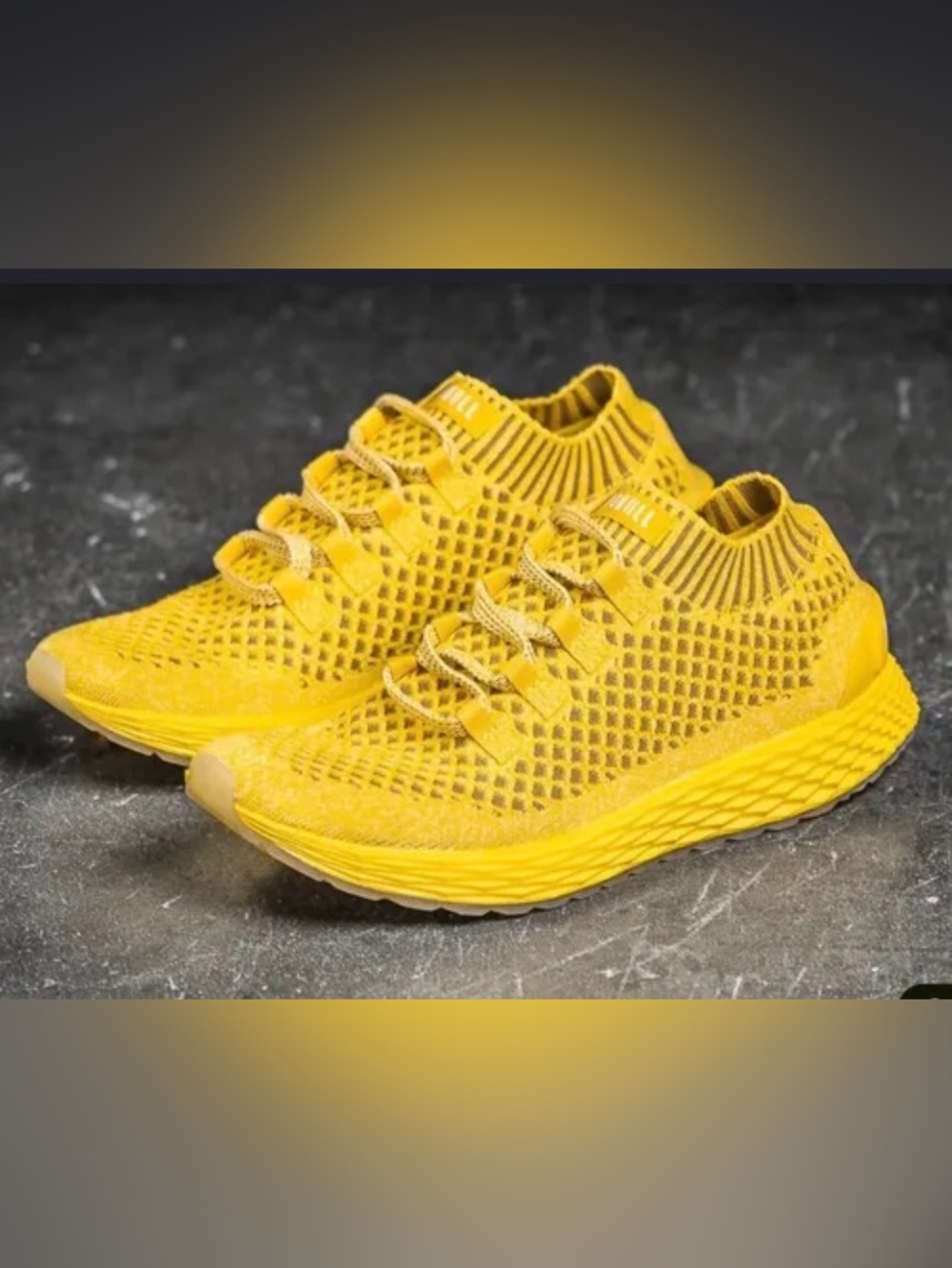 NOBULL Yellow Knit Runners